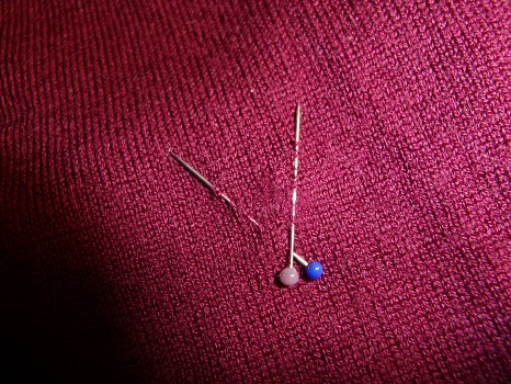 weinroter Pullover nachher